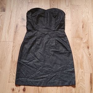Gap. Black. Small. Strapless Dress.